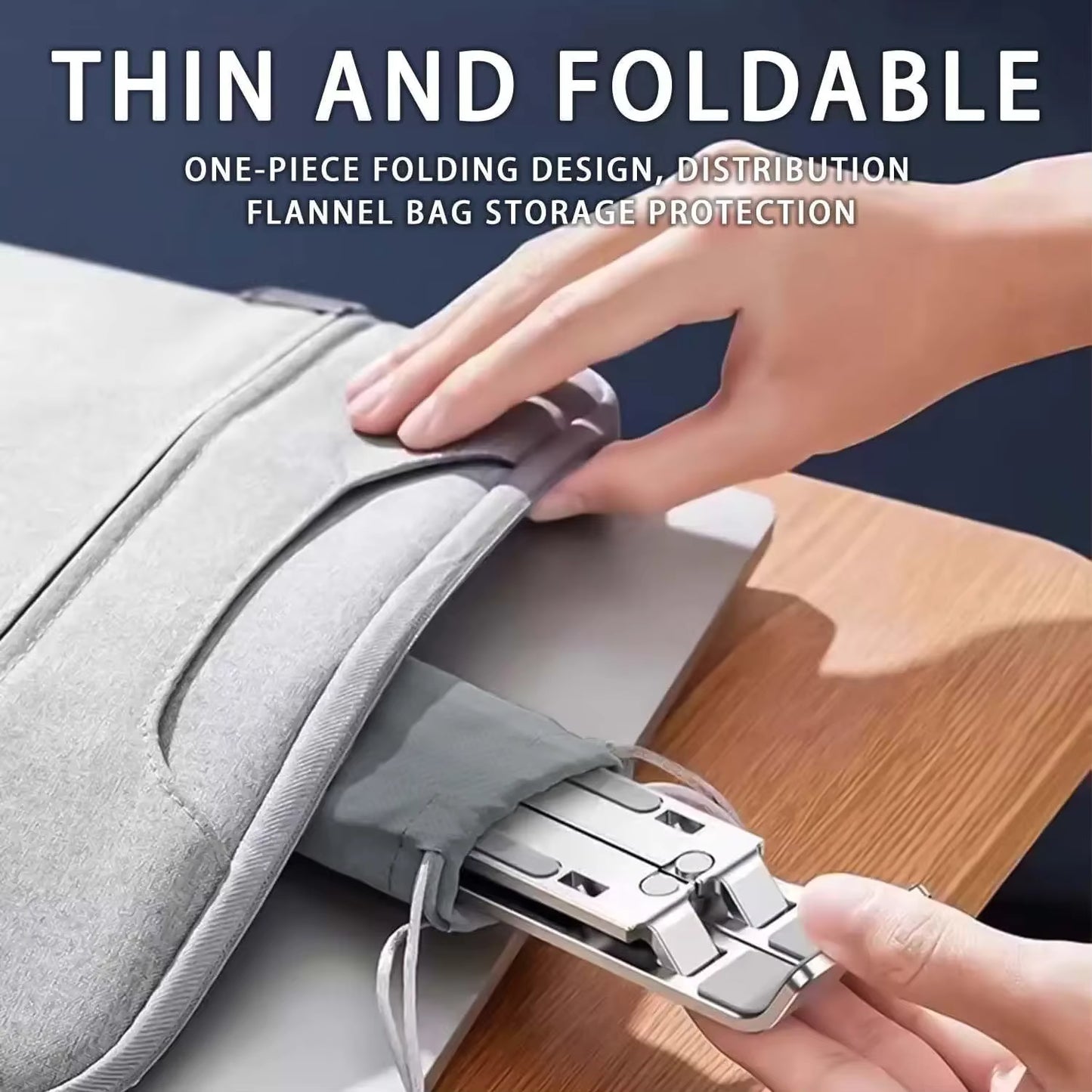 Adjustable Foldable Laptop Stand – 6 Angle Settings