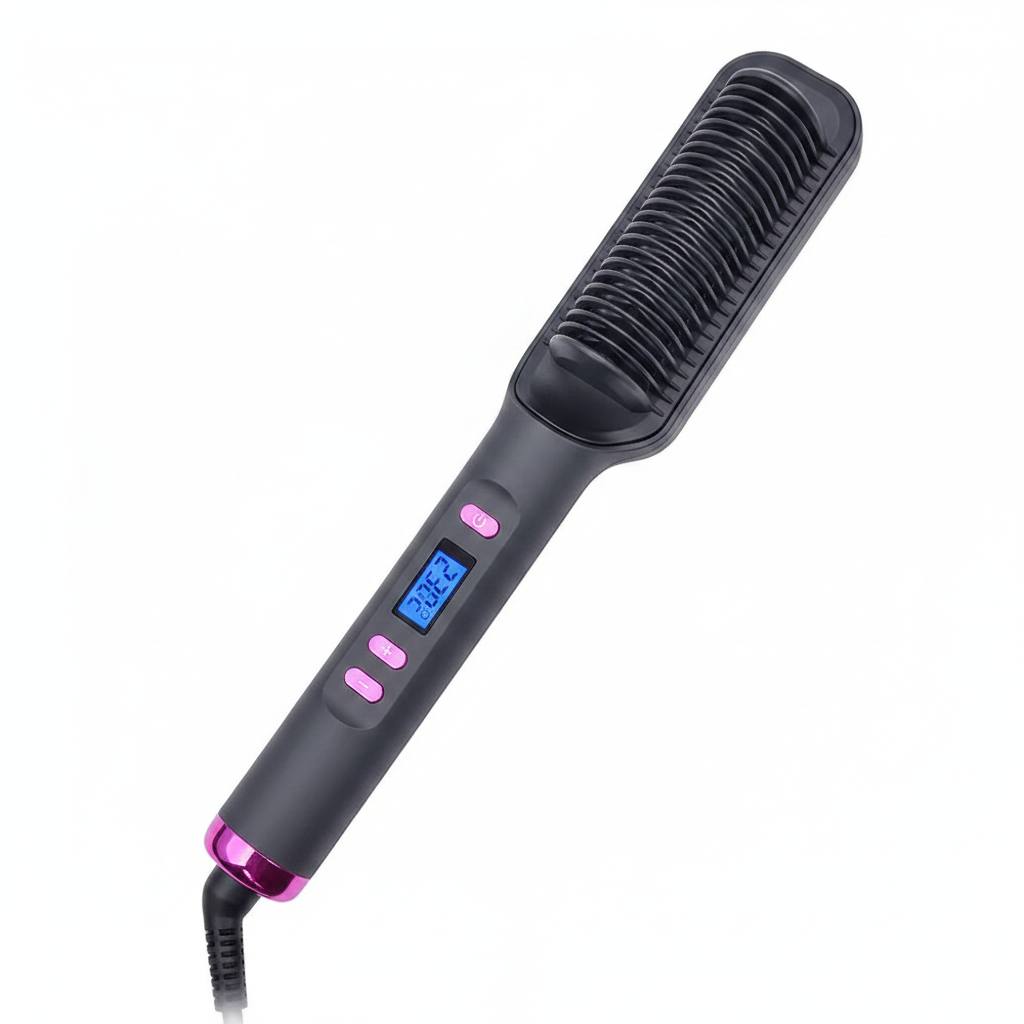 Electric Hot Comb Hair Straightener clean studio image